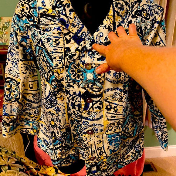 Chico’s summer blazer size 2 - Picture 1 of 8